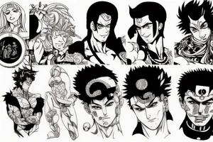 jojo bizarre adventure tattoo idea