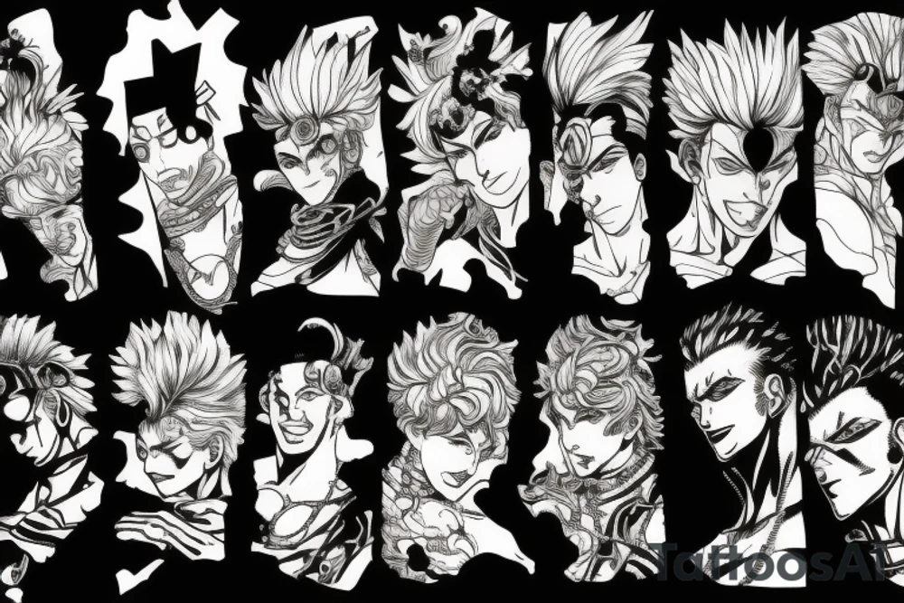 jojo bizarre adventure tattoo idea