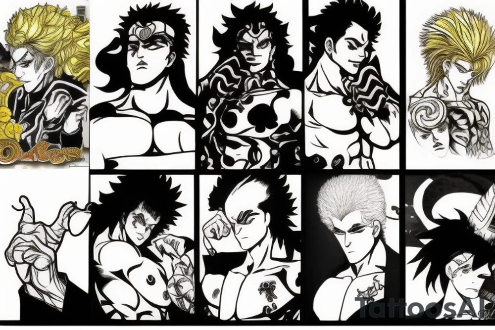 jojo bizarre adventure dio tattoo idea
