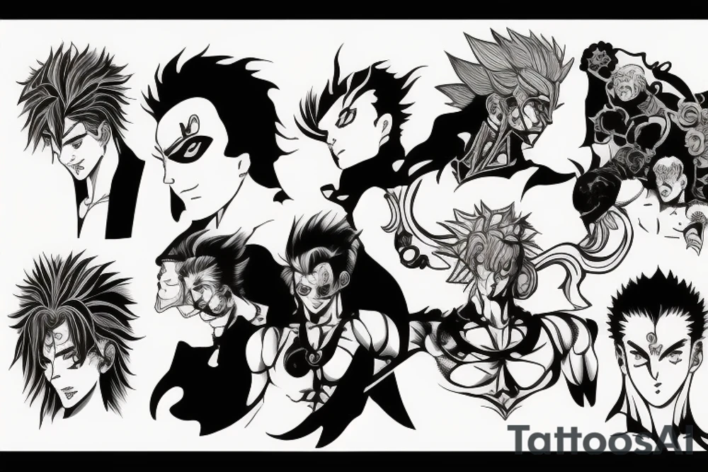 jojo bizarre adventure dio tattoo idea