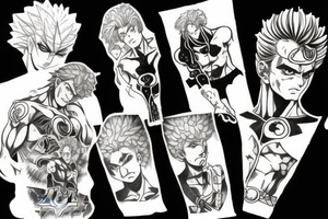 jojo bizarre adventure dio tattoo idea