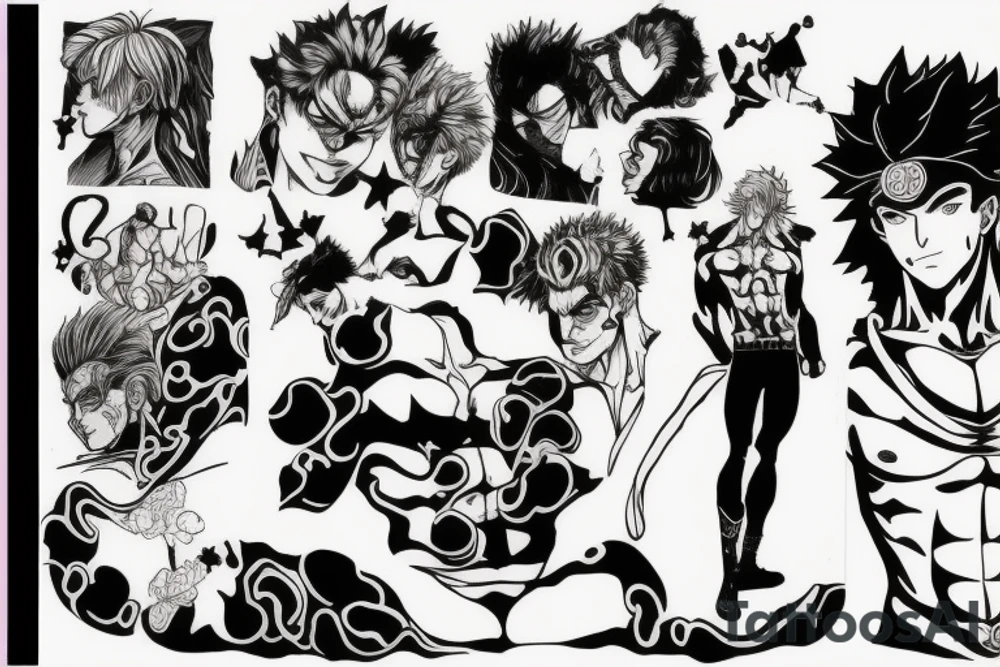 jojo bizarre adventure dio tattoo idea