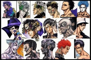jojo bizarre adventure face tattoo idea