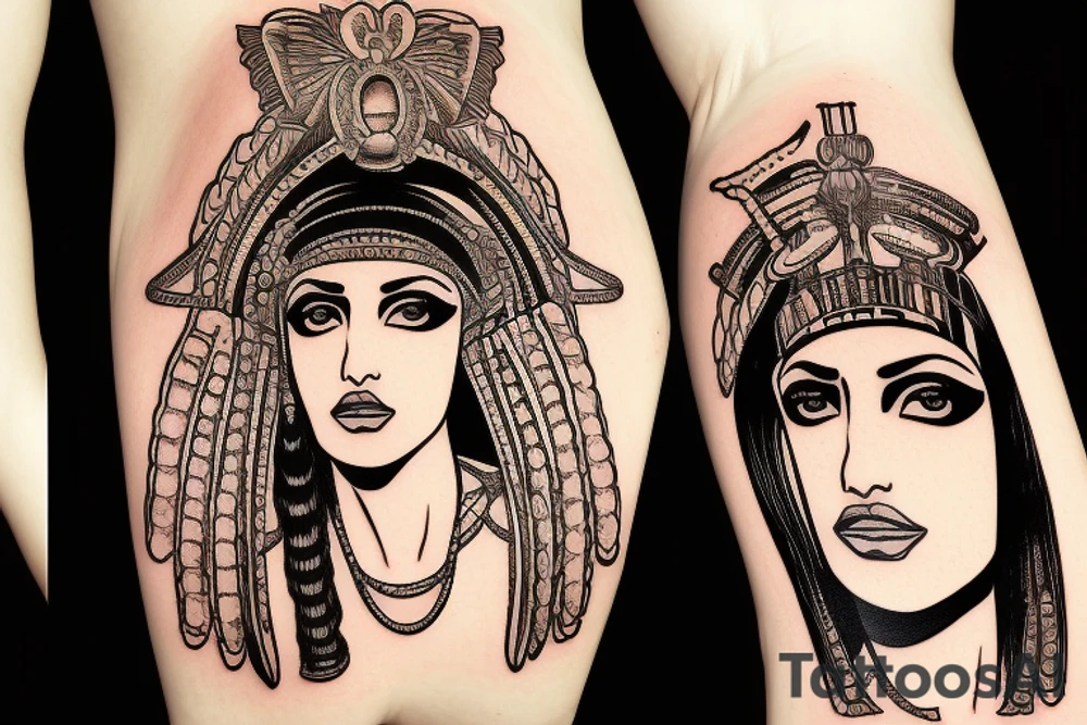 cleopatra tattoo idea