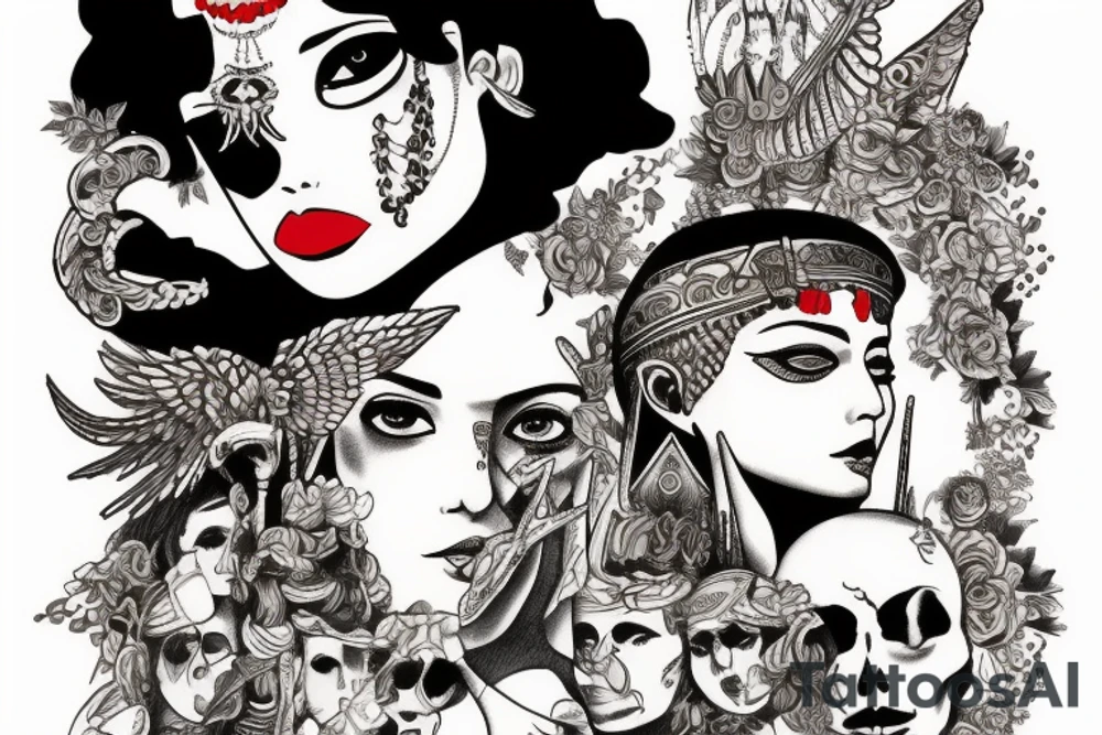 cleopatra tattoo idea