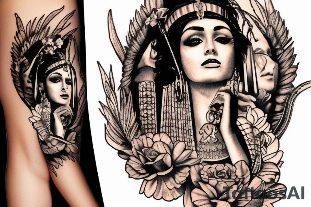 cleopatra tattoo idea