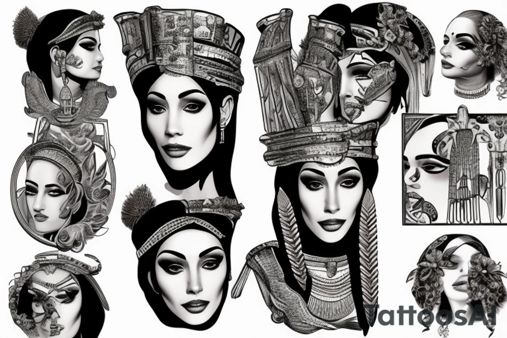 cleopatra tattoo idea