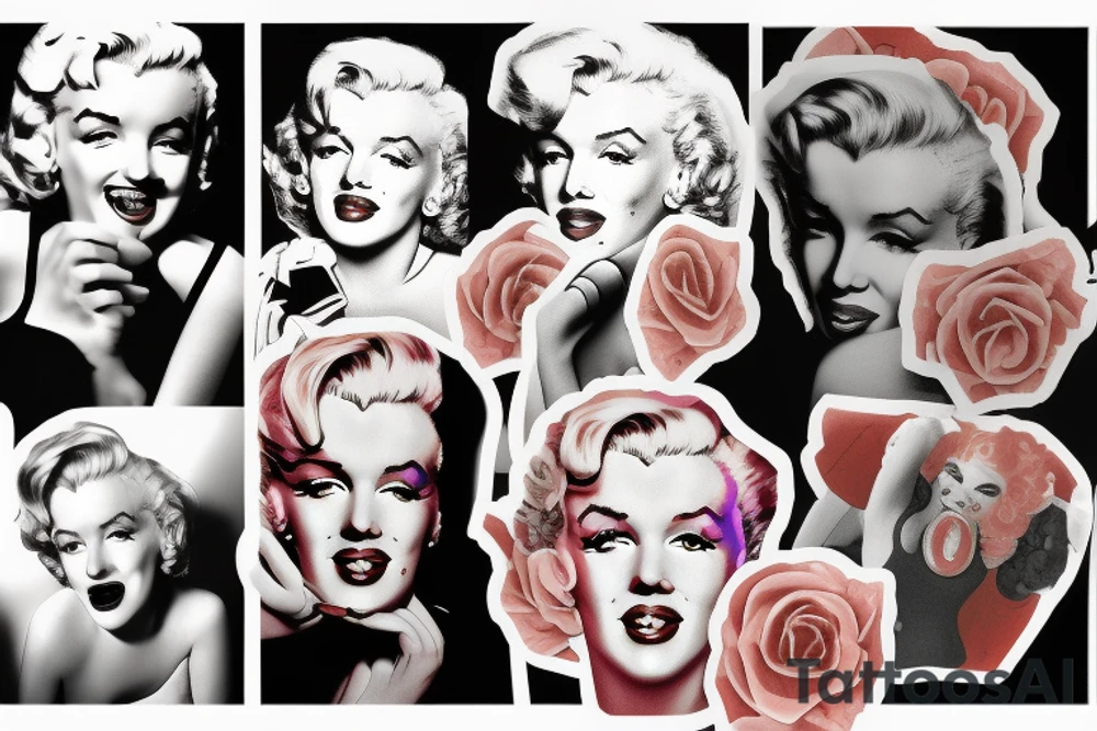 marilyn monroe tattoo idea