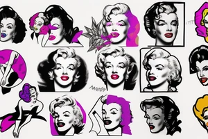 marilyn monroe tattoo idea
