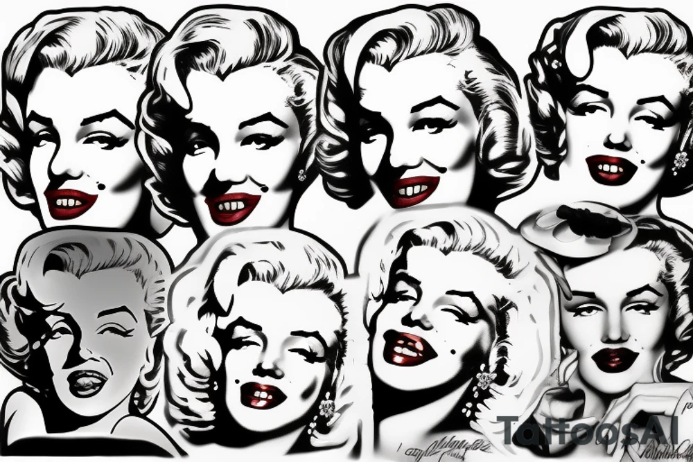 marilyn monroe tattoo idea
