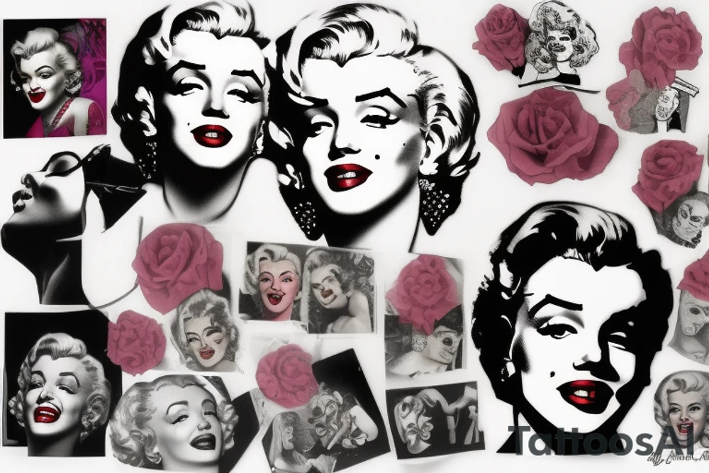 marilyn monroe tattoo idea