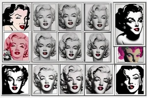 marilyn monroe tattoo idea