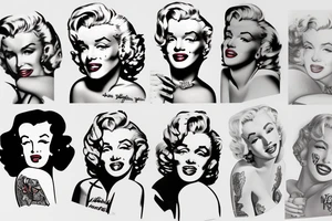 marilyn monroe tattoo idea
