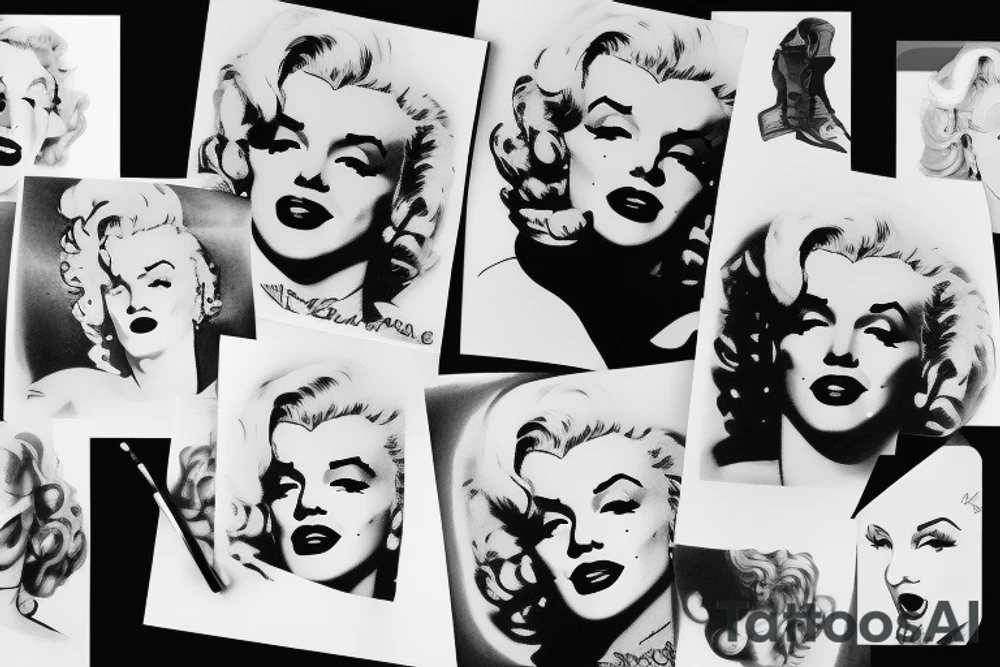 marilyn monroe tattoo idea