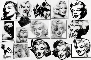 marilyn monroe tattoo idea