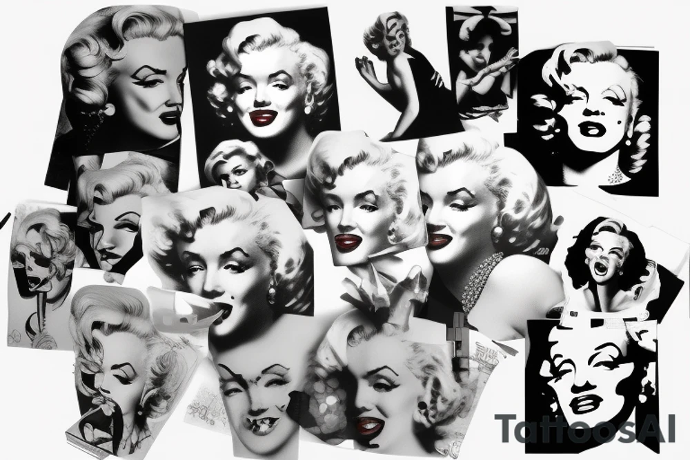 marilyn monroe tattoo idea