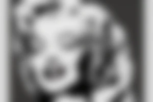 marilyn monroe face on blackbackground tattoo idea