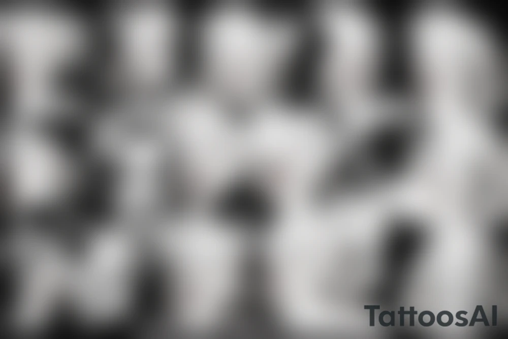 marilyn monroe face on blackbackground tattoo idea