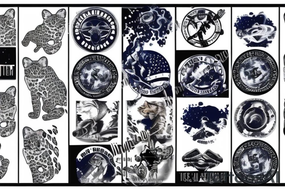 leopard navy f-15 jet patch tattoo idea
