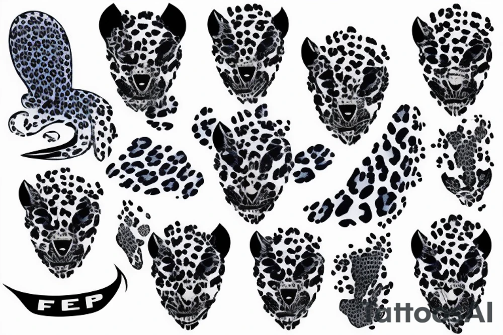 leopard navy f-15 jet patch tattoo idea