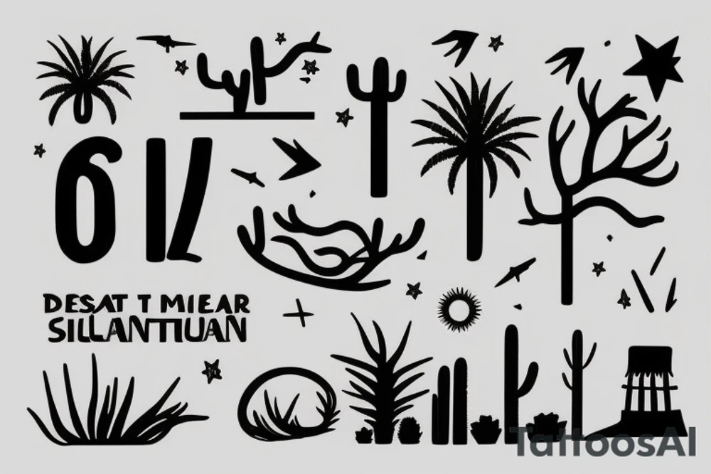 Desert sillouette

Behind the year 2017 in romanic tattoo idea