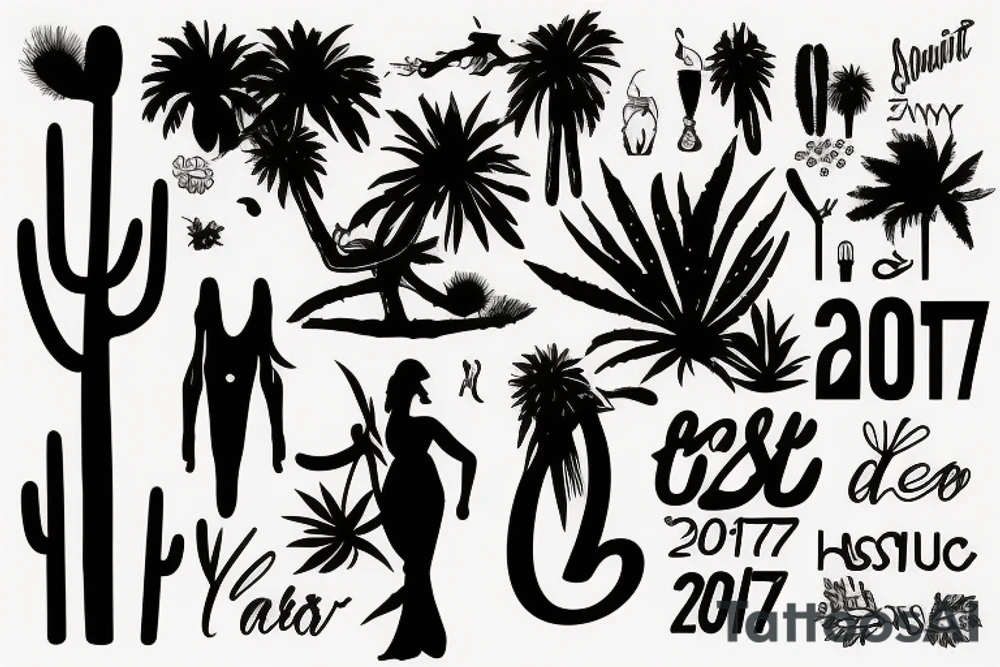 Desert sillouette

Behind the year 2017 in romanic tattoo idea