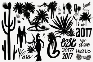 Desert sillouette

Behind the year 2017 in romanic tattoo idea