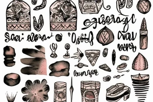 Desert from merzouga tattoo idea