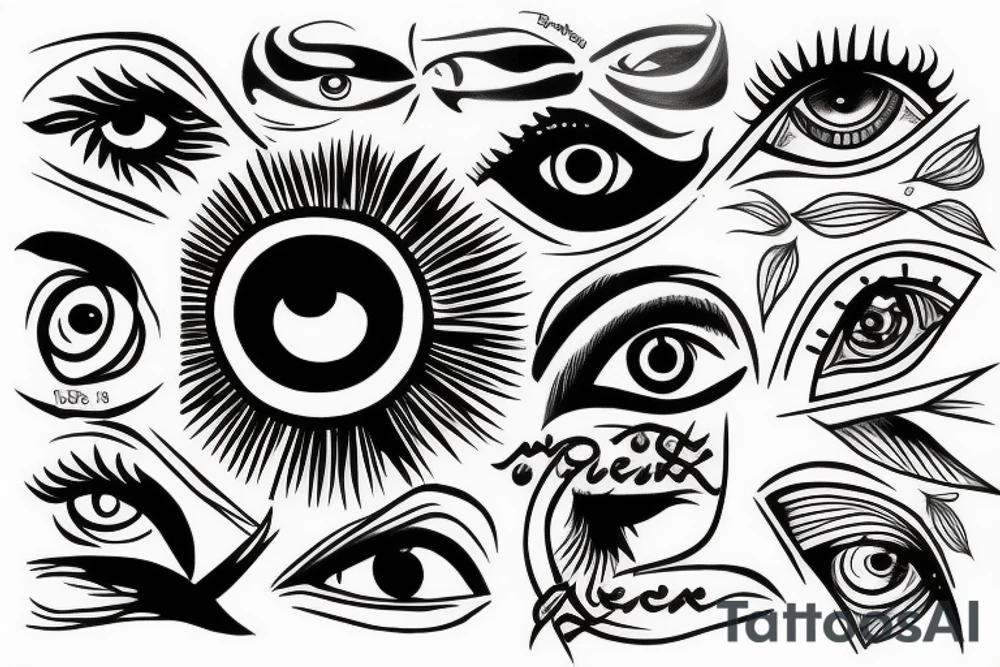Eye of Horus tattoo idea