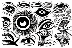 Eye of Horus tattoo idea