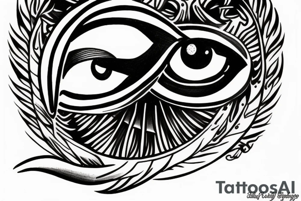 Eye of Horus tattoo idea