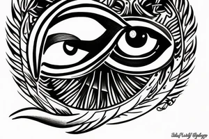 Eye of Horus tattoo idea