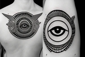 Egyptian Eye of Horus tattoo idea