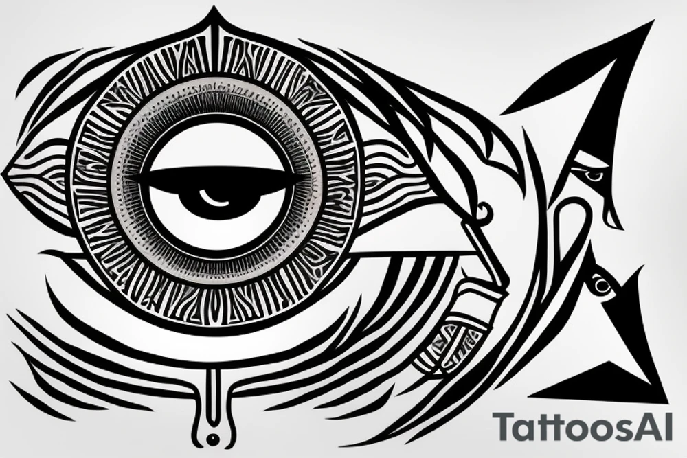 Egyptian Eye of Horus tattoo idea