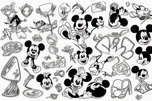 Disney stitch tattoo idea