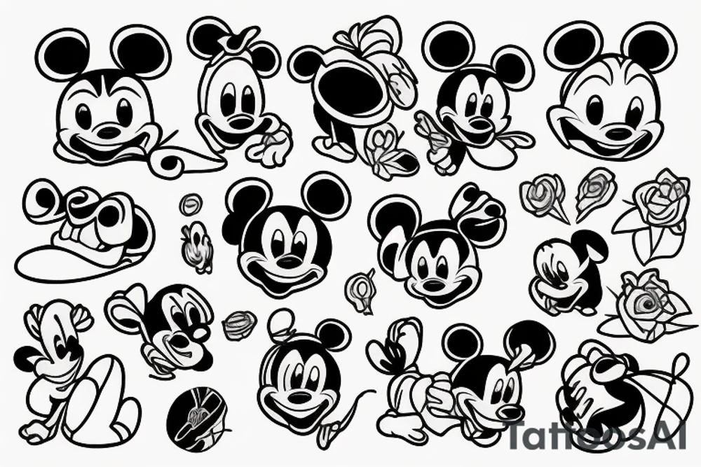Disney stitch tattoo idea