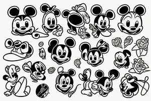 Disney stitch tattoo idea