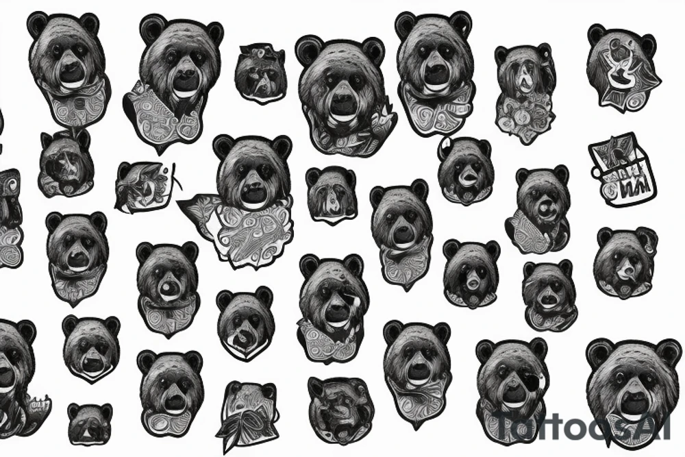 Mama bear tattoo idea