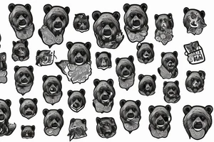 Mama bear tattoo idea