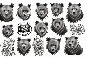 Bear and son tattoo idea