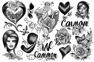 The words Cameron and Josephine. tattoo idea