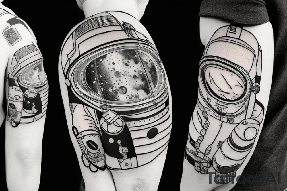 Spacesuit tattoo idea