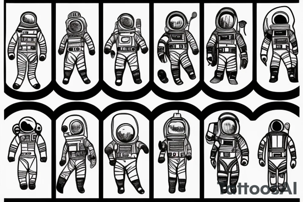 Spacesuit tattoo idea