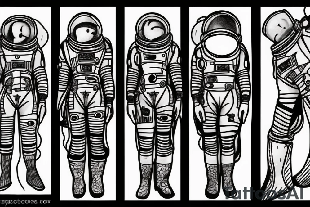 Spacesuit tattoo idea