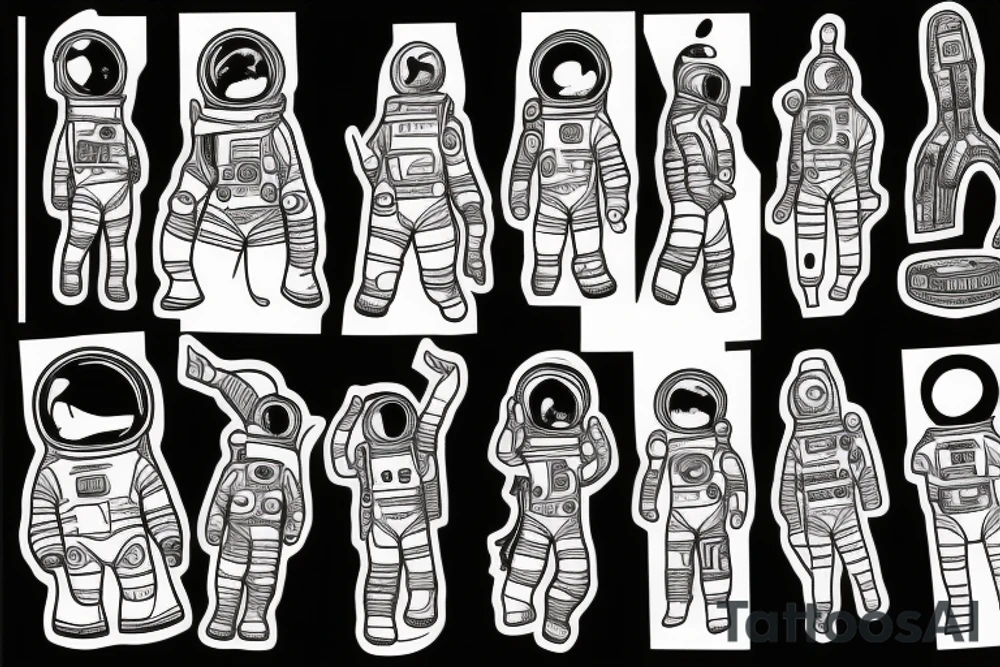 Spacesuit tattoo idea