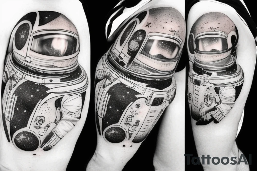 Spacesuit tattoo idea