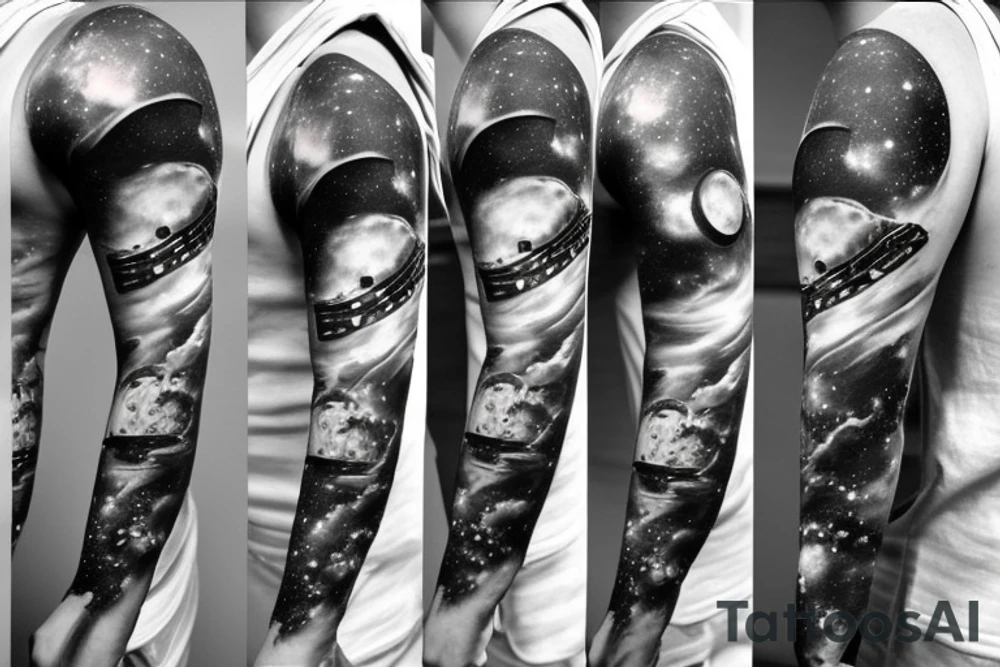 Astronaut in a spacesuit. tattoo idea