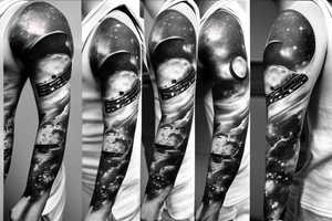Astronaut in a spacesuit. tattoo idea