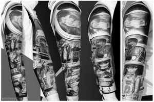 Astronaut in a spacesuit. tattoo idea