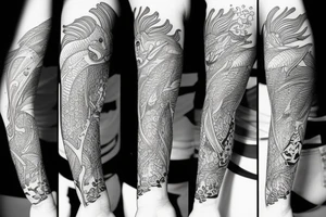 Gold fish tattoo idea